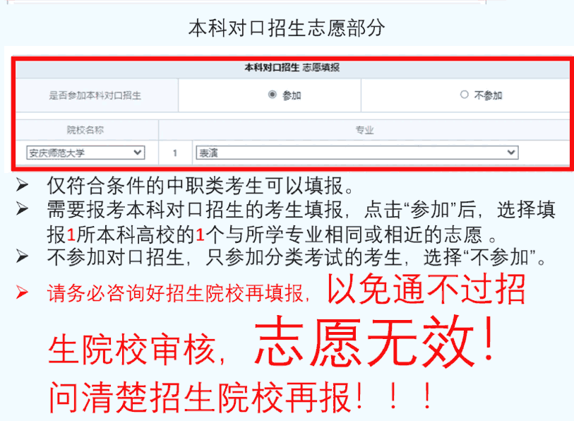 安徽2026年对口招生和高职分类考试志愿填报入口：gkbm.ahzsks.cn